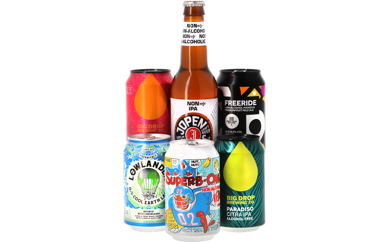 Proefpakket alcoholvrij bier - 9 smaken